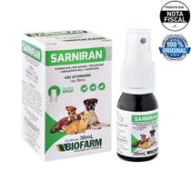 Sarnicida Antipulgas Para Cachorros Gatos e Coelhos Sarniran 100ml