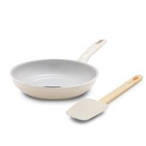 Sartén GreenPan Dover 20 cm con espátula, revestimiento cerámico antiadherente Sartén GreenPan Dover 20 cm con espátula, revestimiento cerámico antiadherente