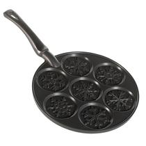Sartén para panqueques Nordic Ware en forma de copo de nieve de aluminio fundido compatible con inducción Sartén para panqueques Nordic Ware en forma de copo de nieve de aluminio fundido compatible con inducción