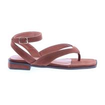 Sasha - Rasteira Feminina Camurça com Tiras e Fivela Sasha - Rasteira Feminina Camurça com Tiras e Fivela