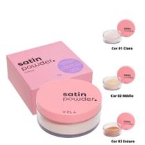 Satin powder - pó solto cor 02 - vizzela 10g