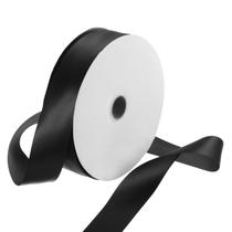 Satin Ribbon Rebower 100m, gorgorão de dupla face, 3,8 cm/preto Satin Ribbon Rebower 100m, gorgorão de dupla face, 3,8 cm/preto