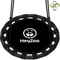 Saucer Swing HeyZoo, capacidade de peso de 24 polegadas e 410 kg, preto