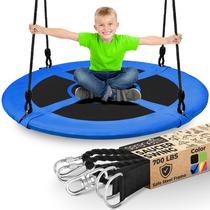 Saucer Swing SereneLife Outdoor Tree Swing para crianças azul
