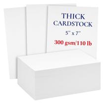 Saudações sustentáveis em papel cartolina, 5 x 7 polegadas, 300 g/m2, pacote com 200