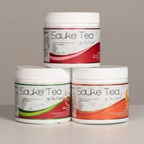 Sauké Tea Chá Kit 3 Sabores Anti-inflamatória Antioxidante