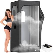 Sauna a Vapor Portátil Adamson 2,6L 1000W com Cadeira e Massageador Sauna a Vapor Portátil Adamson 2,6L 1000W com Cadeira e Massageador