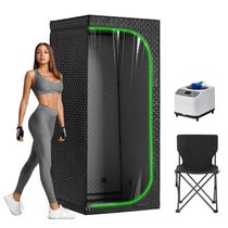 Sauna a Vapor Portátil UNANEST Tamanho Grande com Vaporizador de 3 L