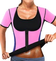Sauna Body Shaper Sweatsuit Sleeve Spa Cami Hot Neoprene