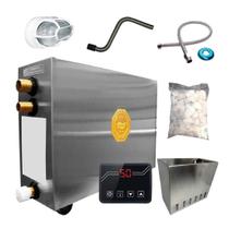 Sauna Impercap 9kw 220 Bif Tubo Luminária Cesto Seixo Pedra Sauna Impercap 9kw 220 Bif Tubo Luminária Cesto Seixo Pedra