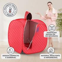 Sauna Portátil Tenda Térmica Box Acolchoado Sauna em Casa Spa Sauna Portátil Tenda Térmica Box Acolchoado Sauna em Casa Spa