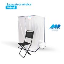 Sauna Residencial Ayurvédica Móvel com Vaporizador e Acessórios