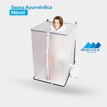Sauna Residencial Ayurvédica Móvel com Vaporizador e Acessórios