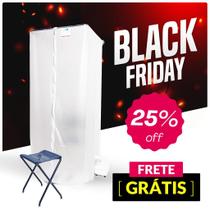 Sauna Residencial Individual Fixa com Vaporizador Bivolt e Acessórios