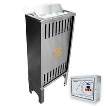 Sauna Seca Elétrica 12Kw Inox Trifásica 220V Dig. Impercap Sauna Seca Elétrica 12Kw Inox Trifásica 220V Dig. Impercap