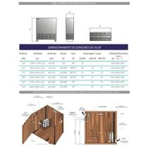 Sauna Seca Residencial 15Kw - Sodramar