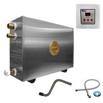 Sauna Vapor 18kw + Tubo Aço + Comando Digital Impercap - até 32m³ Sauna Vapor 18kw + Tubo Aço + Comando Digital Impercap - até 32m³