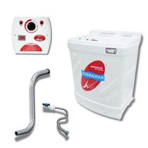 Sauna Vapor 6kw 220 Trif + Kit Instalação + Quadro Analógico Sodramar - 6m³ Sauna Vapor 6kw 220 Trif + Kit Instalação + Quadro Analógico Sodramar - 6m³