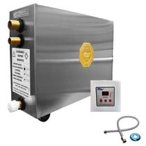 Sauna Vapor Elétrica 12kw Inox já com Comando Digital Impercap - 220v Bifásico Sauna Vapor Elétrica 12kw Inox já com Comando Digital Impercap - 220v Bifásico