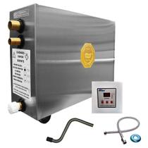 Sauna Vapor Impercap 18Kw 220 Trif + Tubo Aço + Comando Dig Sauna Vapor Impercap 18Kw 220 Trif + Tubo Aço + Comando Dig