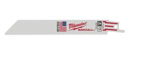 Sawall Blade Milwaukee 48-00-5182 14TPI 150 mm de comprimento (pacote com 5)