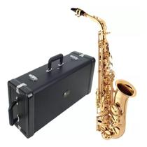 Sax Alto Eagle SA501 Laqueado SA-501 Saxofone Sax Alto Eagle SA501 Laqueado SA-501 Saxofone