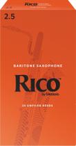 Sax Barítono Reeds D'Addario Woodwinds Rico RLA2525 2.5, pacote com 25