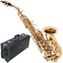 Sax Soprano Eagle SP508 Curvo Saxofone Sp-508