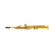 Sax Soprano Reto Bb Shelter SFT6433L Laqueado Dourado Sax Soprano Reto Bb Shelter SFT6433L Laqueado Dourado