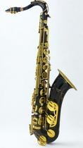 Sax Tenor Sib Preto com Chaves Douradas HTN1009 HALK Sax Tenor Sib Preto com Chaves Douradas HTN1009 HALK