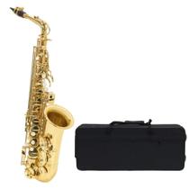 Saxofone Alto Laqueado EB Custom com Case