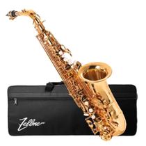 Saxofone Alto Laqueado Zellmer ZAS600L Afinação Eb Mib