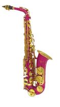 Saxofone Alto Mib Pink com Chaves Douradas, HALK HAL1100P Saxofone Alto Mib Pink com Chaves Douradas, HALK HAL1100P