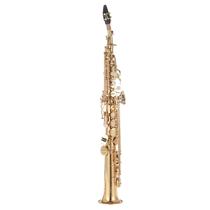Saxofone soprano Bb B Flat Brass com estojo de transporte - Butty Saxofone soprano Bb B Flat Brass com estojo de transporte - Butty