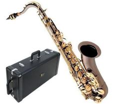 Saxofone Tenor Eagle ST503 Preto Ônix com Chaves Laqueadas