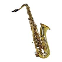 Saxofone Tenor Shelter Sft6435l Laqueado Em Bb Com Estojo