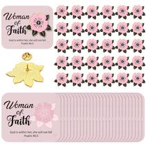 Sayglossy, 30 conjuntos de alfinetes religiosos para mulheres de fé