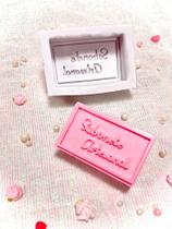 Sb7 molde de silicone sabonete artesanal retângulo Sb7 molde de silicone sabonete artesanal retângulo