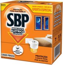 SBP Repelente Elétrico Líquido 45 Noites Aparelho + Refil SBP Repelente Elétrico Líquido 45 Noites Aparelho + Refil