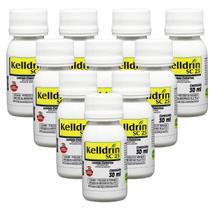 SC 25 Kelldrin Kit 10 Unidades 30ml Inseticida Concentrado Mata Cupim Escorpião Barata Aranhas Traças Pulgão Aranha SC 25 Kelldrin Kit 10 Unidades 30ml Inseticida Concentrado Mata Cupim Escorpião Barata Aranhas Traças Pulgão Aranha
