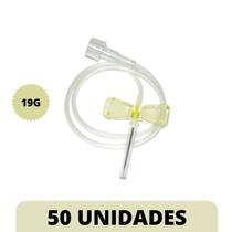 Scalp 19G Biomass - Creme - 50 Unidades