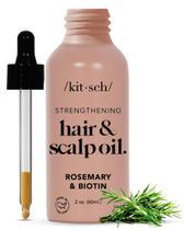 Scalp Serum Kitsch Rosemary Oil 60mL com biotina para crescimento capilar