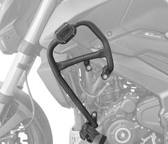 Scam protetor de motor e carenagem com pedaleiras bajaj dominar250 2024 dominar400 2023 sptop706