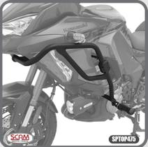 Scam protetor motor carenagem com pedaleira kawasaki versys1000 2020 bruto spto475