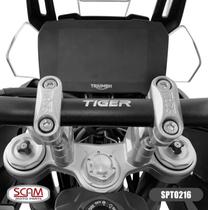 SCAM RISER 2 28 28 mm.adaptador alongador de guidao prata PAR SPTA 216 SCAM RISER 2 28 28 mm.adaptador alongador de guidao prata PAR SPTA 216