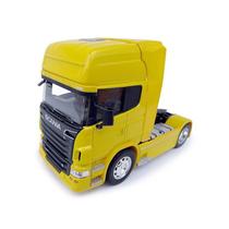 Scania R730 V8 Toco Welly 1:32 Amarelo