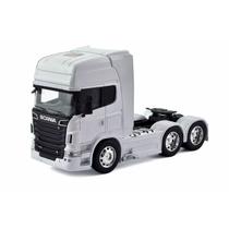 Scania R730 V8 Trucado Welly 1:32 Branco