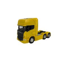 Scania R730 V8 Trucado Welly 1:64 Amarelo