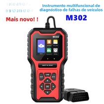 Scanner Automotivo Multi-idioma M302 Leitor De Códigos Multifuncional Ferramenta De Diagnóstico De