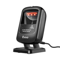 Scanner de código de barras Eyoyo 1D 2D Desktop Omnidirecional USB